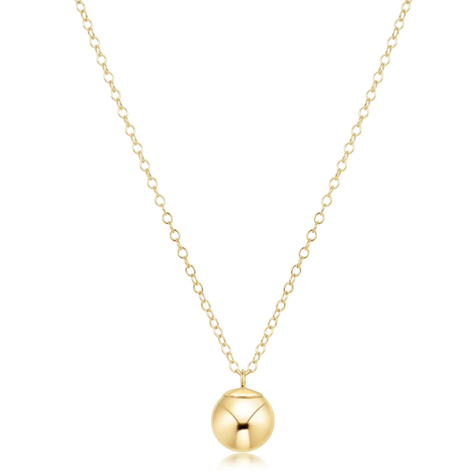 Enewton 16" Necklace Gold Classic Gold 10mm Charm