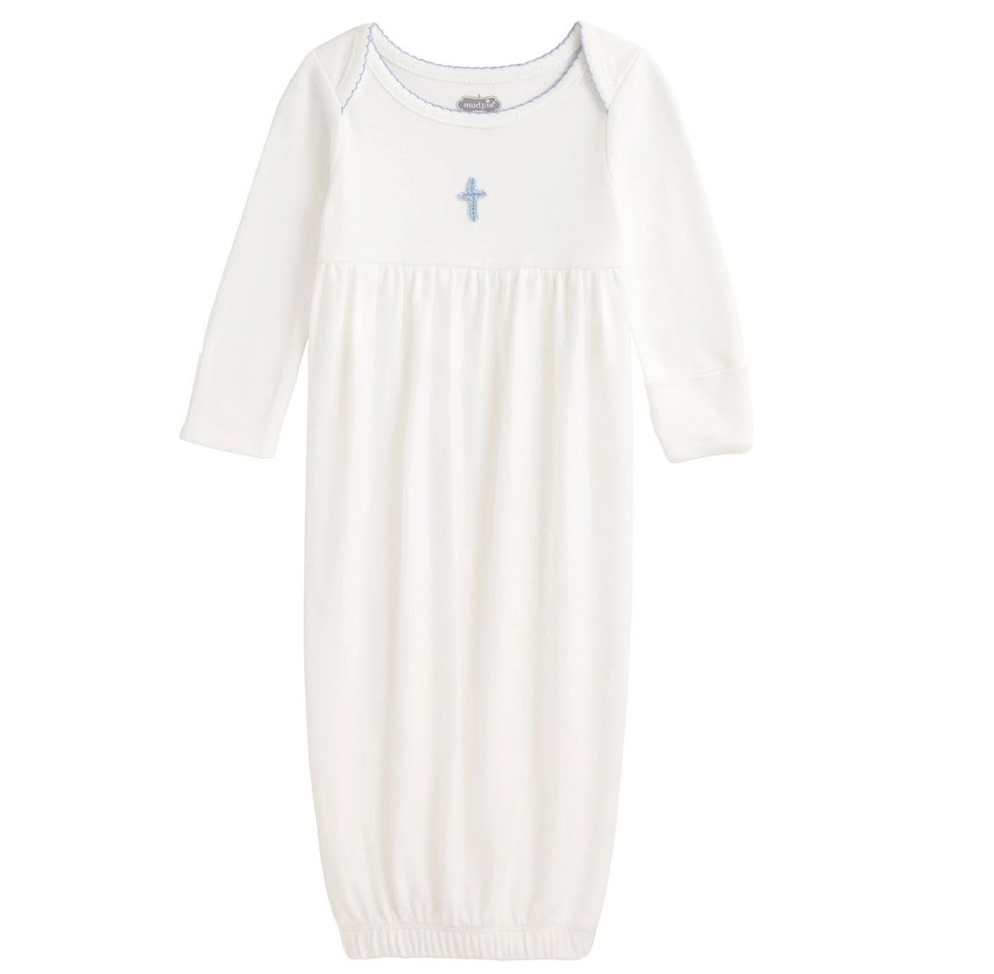 Crochet Cross Gown | Blue