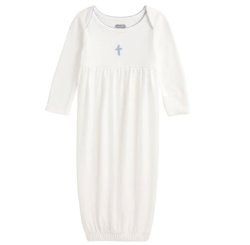 Crochet Cross Gown | Blue