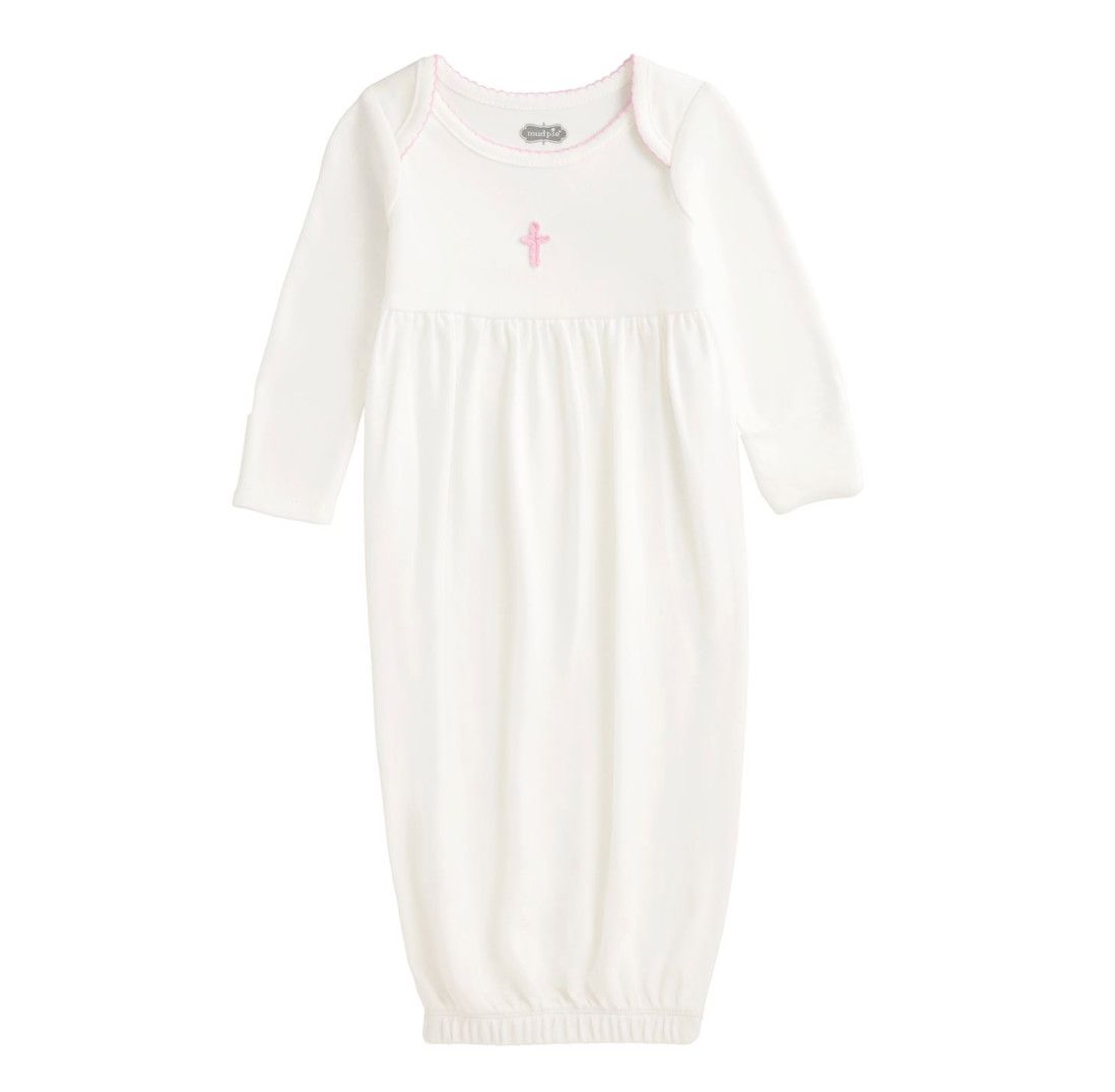 Crochet Cross Gown | Pink