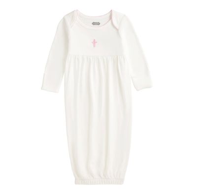 Crochet Cross Gown | Pink