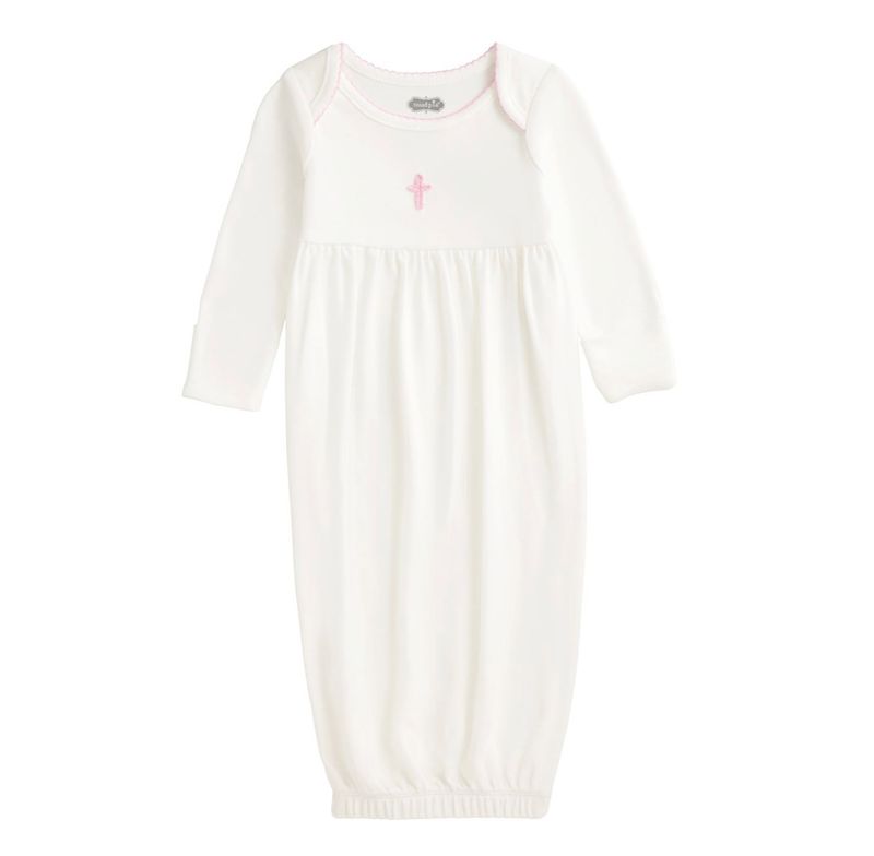 Crochet Cross Gown | Pink