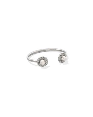 The Gabriella Pearl Cuff Bracelet Vintage Freshwater Cultured Pearl