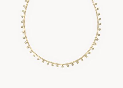 The Parker Star Strand Necklace in Gold