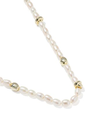 The Gabriella Pearl Strand Necklace in Gold