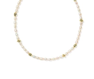 The Gabriella Pearl Strand Necklace in Gold