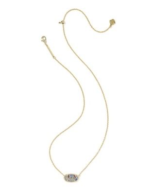 The Elisa USA Pendant in Gold