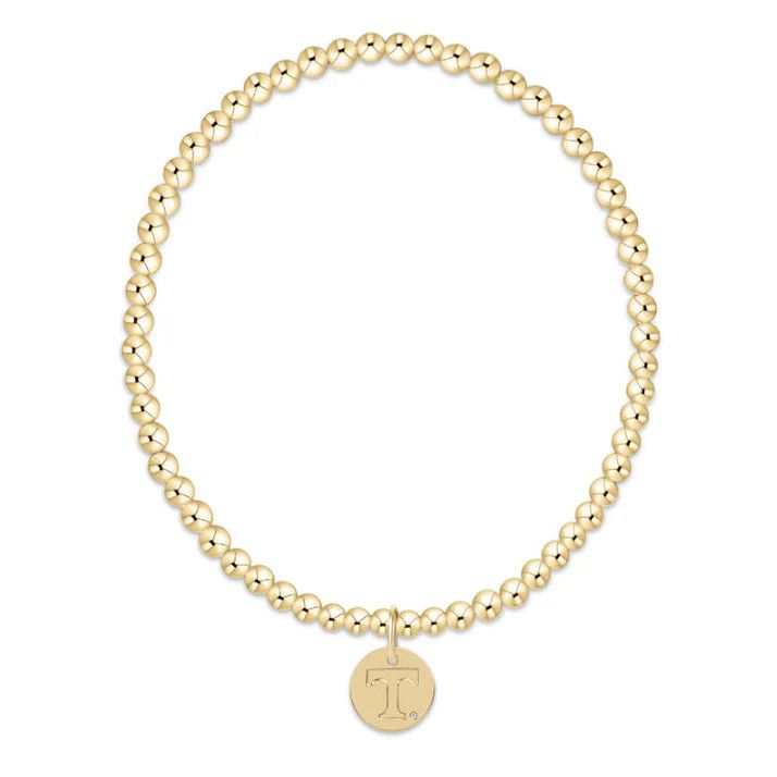 eCOLLEGIATE EGIRL Classic Gold 3mm Bracelet UTK Disc
