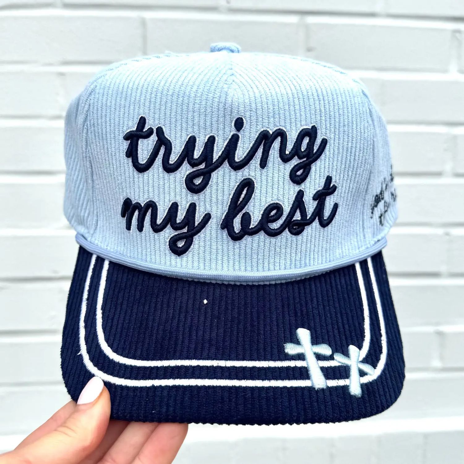 The Trying My Best Corduroy Hat