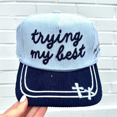 The Trying My Best Corduroy Hat