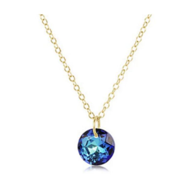 Enewton 16" Necklace Gold Reflection Small Charm (December)
