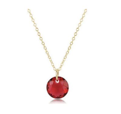 Enewton 16" Necklace Gold Reflection Small Charm (July)