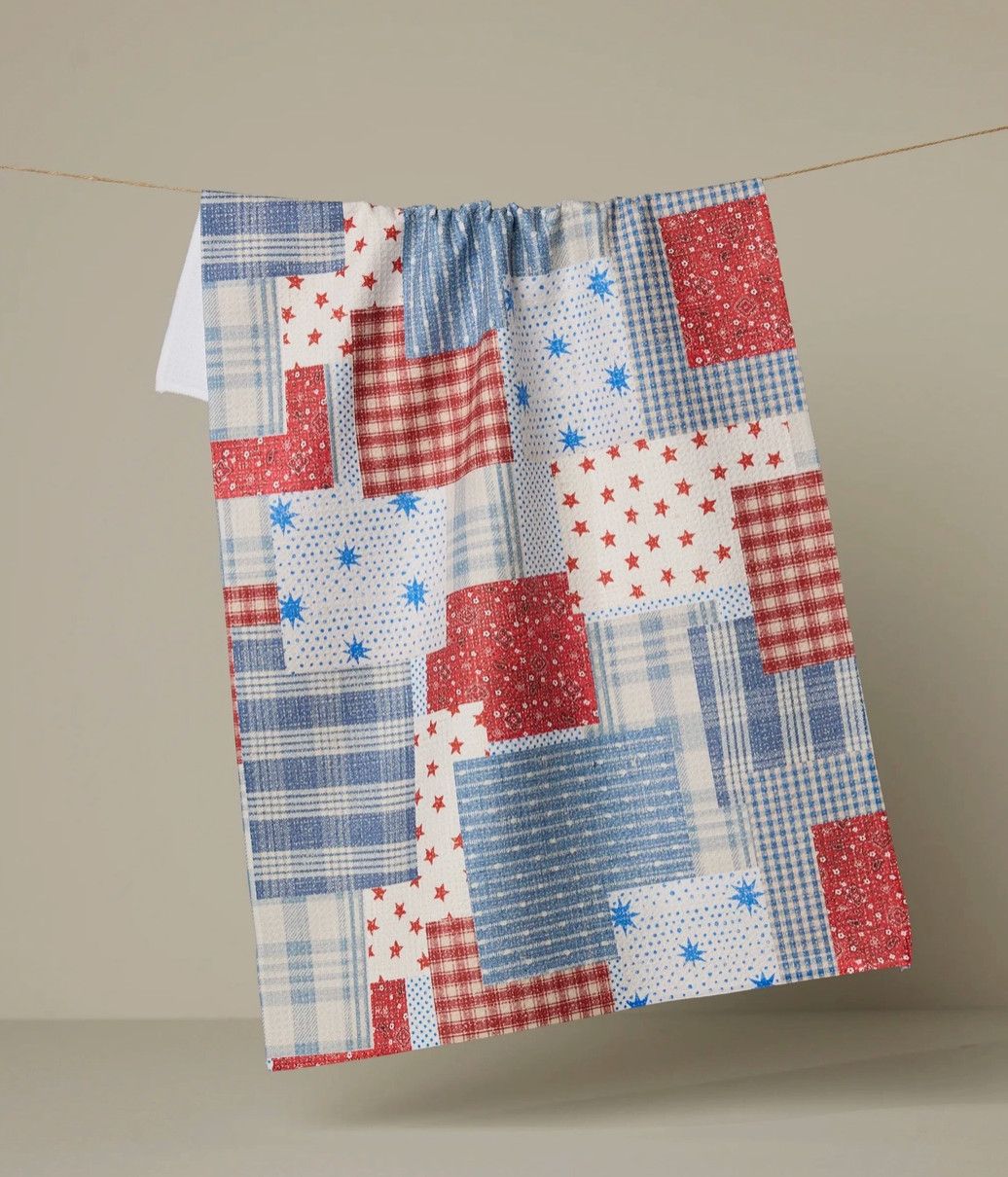 Stars and Stitches Tea Towel