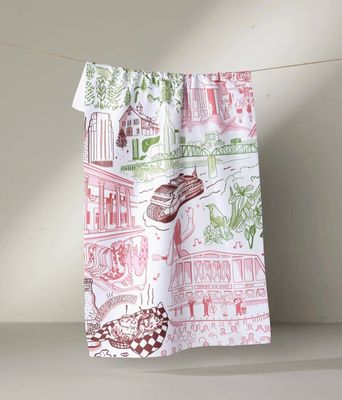 Nashville in Color Tea Towel