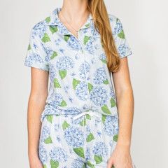 The Blooming Hydrangea PJ Set