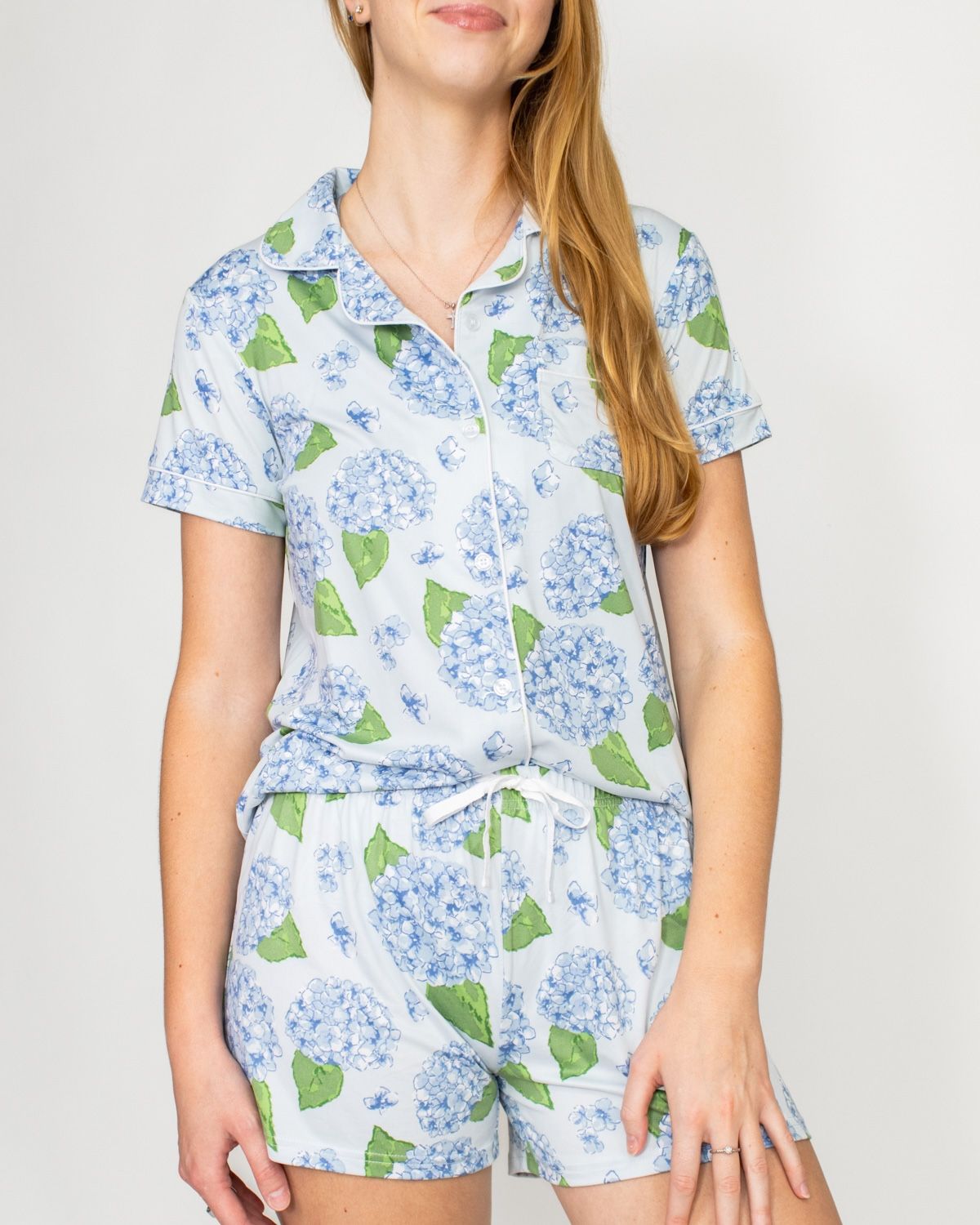 The Blooming Hydrangea PJ Set, Size: XS