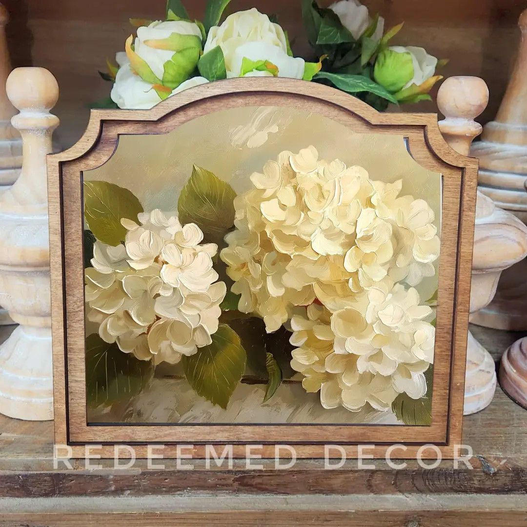 Provincial Hydrangea Framed Art