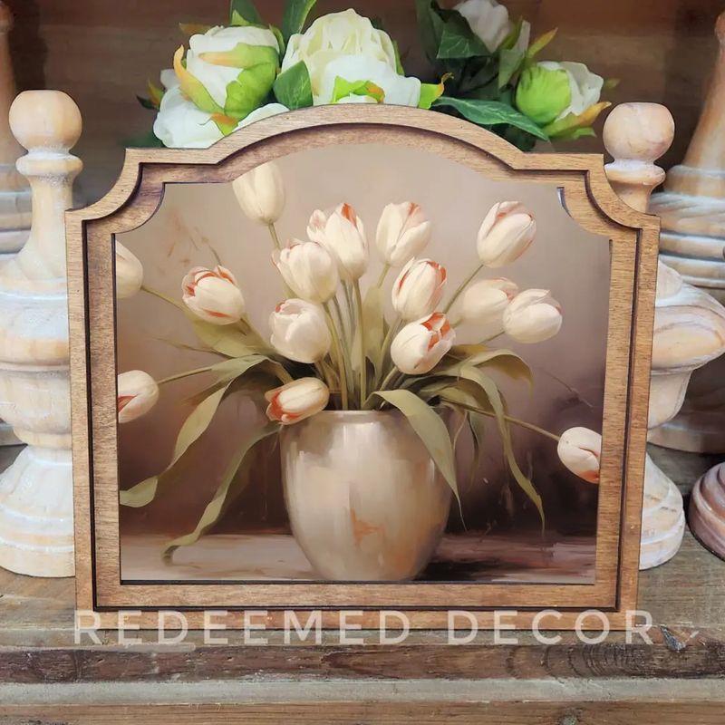 Provincial Framed Art Tulips