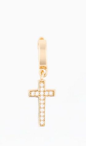 The Sophie Luxe Charm Pave Cross