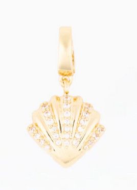 The Sophie Luxe Charm Pave Shell