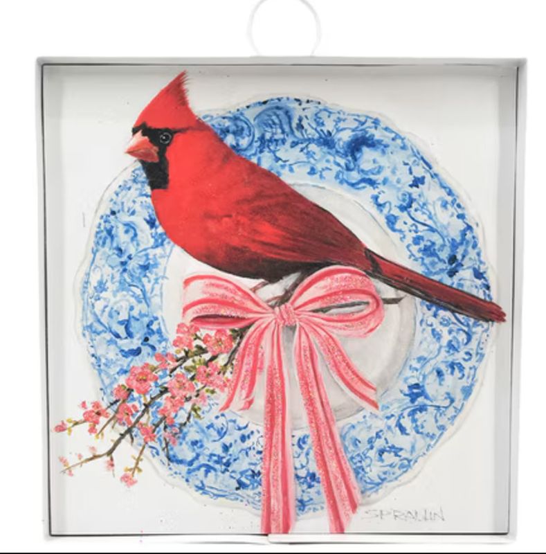 Round Top© Attachment | Mini Gallery Blue Plate Cardinal