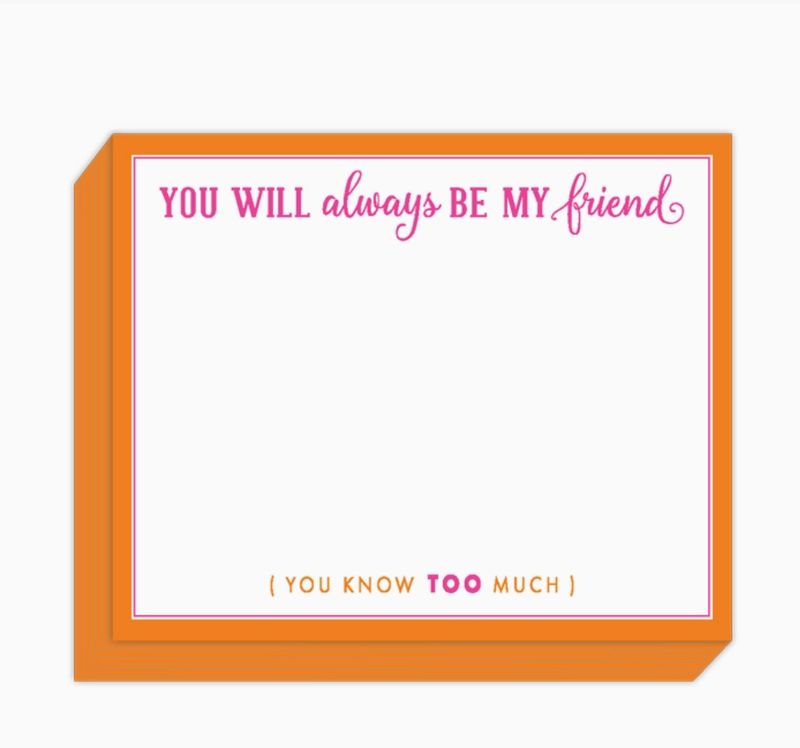 Short Stack Pad | You Will Always be my Friend