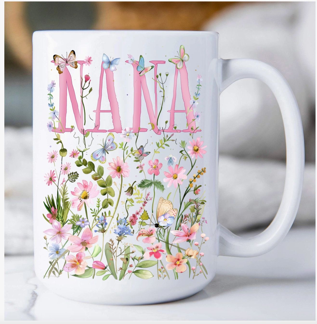 Nana Wild Flowers Mug