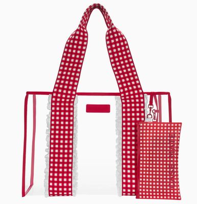 Case-Mate Jelly Tote + Phone Pouch | Cherry Gingham