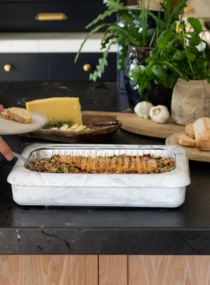Fancy Panz Cake Pan 13x9 Set | Marble