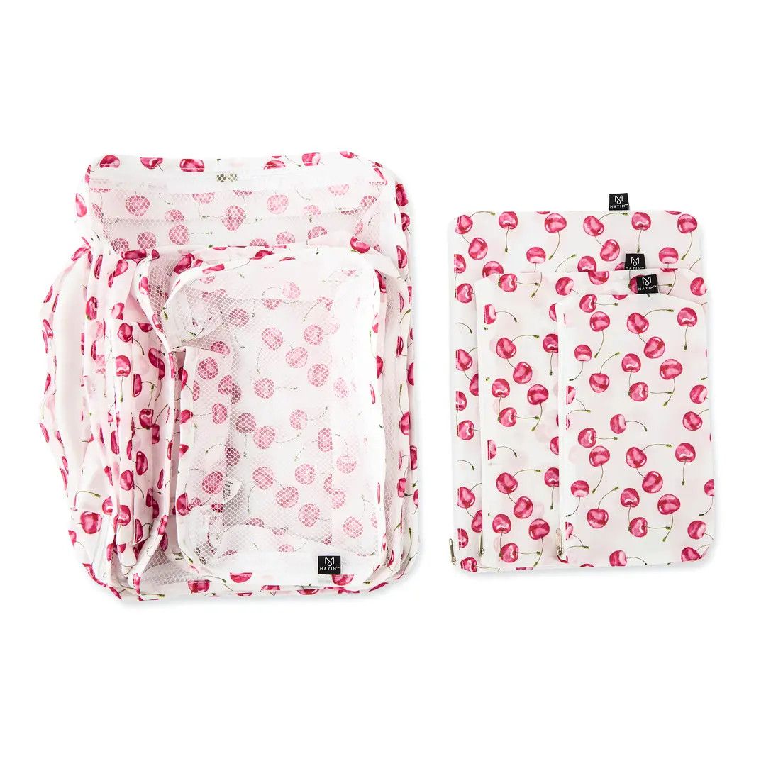 Cherry Chic Travel Packing Cubes – Set of 6
