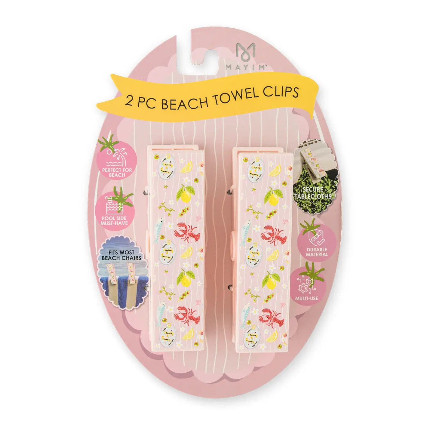 Coastal Summer Towel Clips