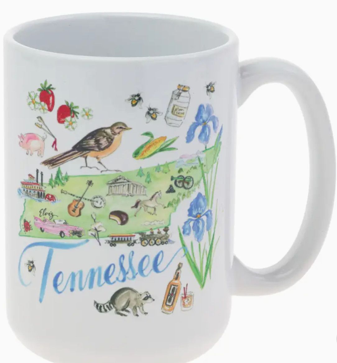 Tennessee State Collection Ceramic Mug 15oz