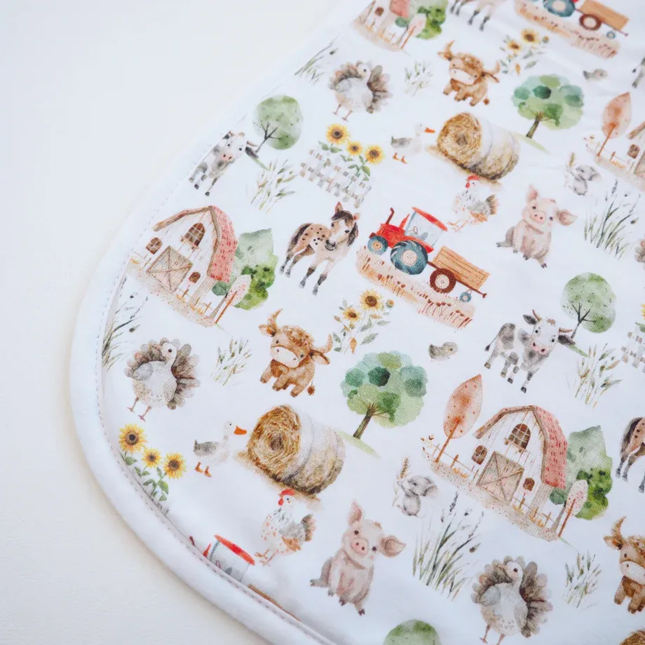 Farm Life Burp Cloth