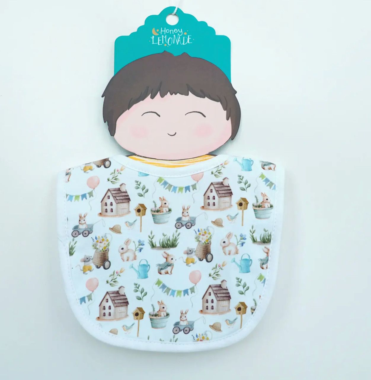 Bunnies Village Baby Bib