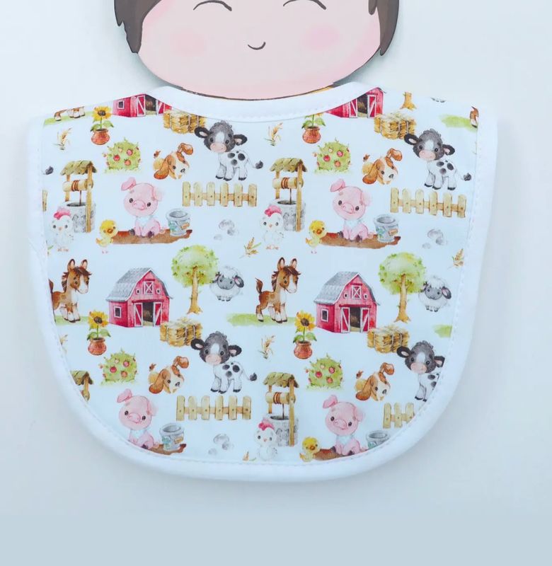 Farm Animals Baby Bib