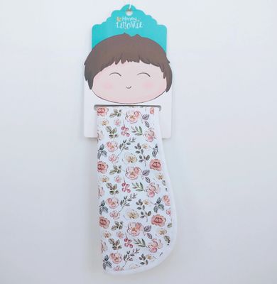 Blushing Garden Burp Cloth