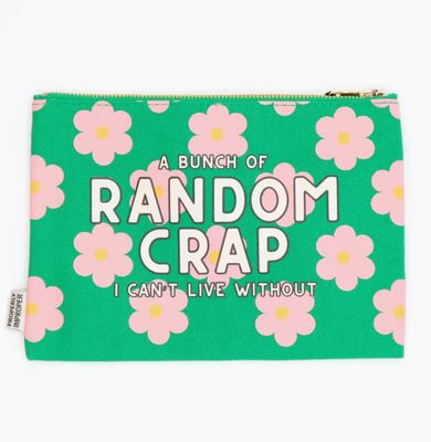 Bunch of Random Crap Canvas Pouch
