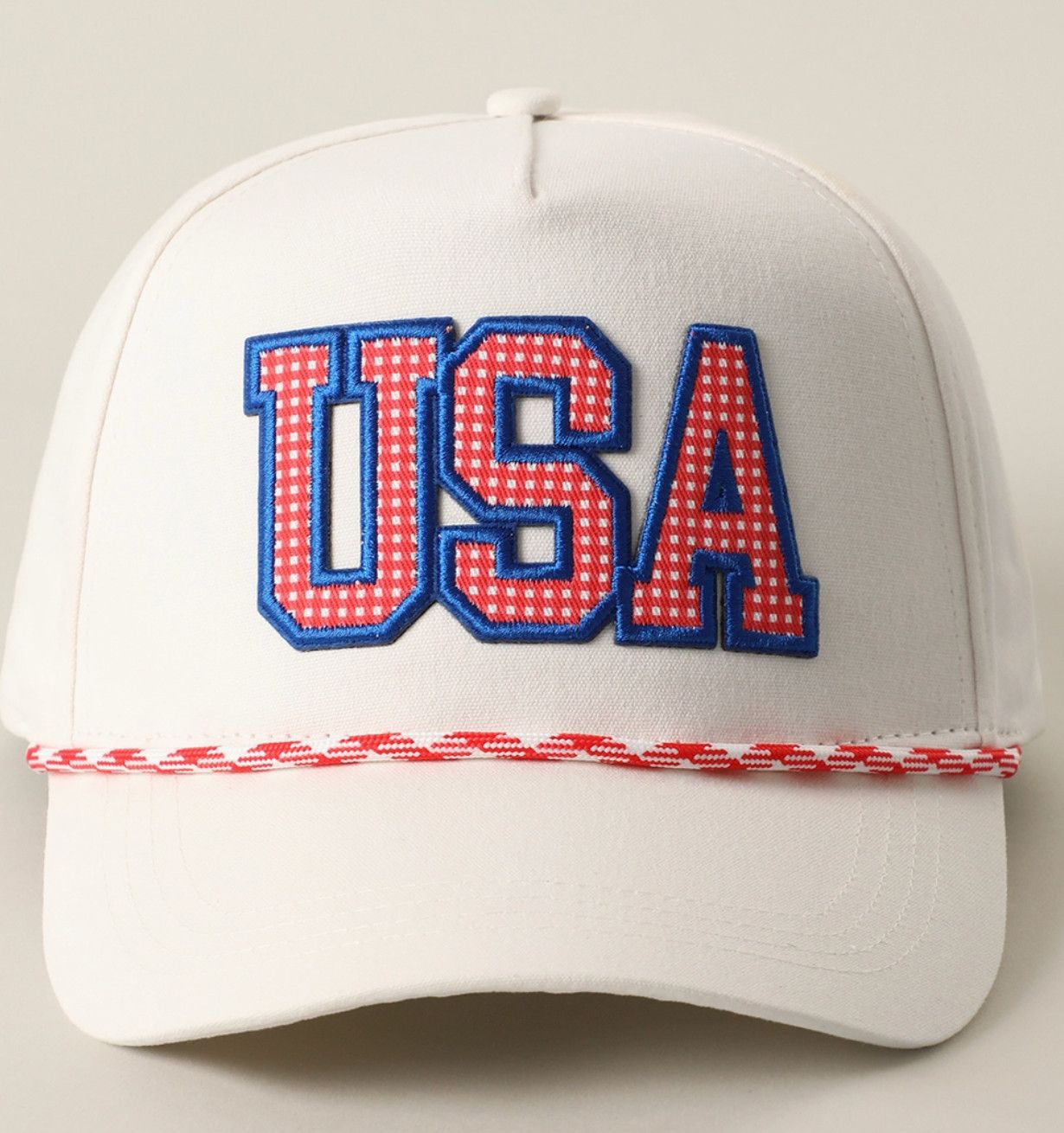 USA Patch Rope Trucker Hat