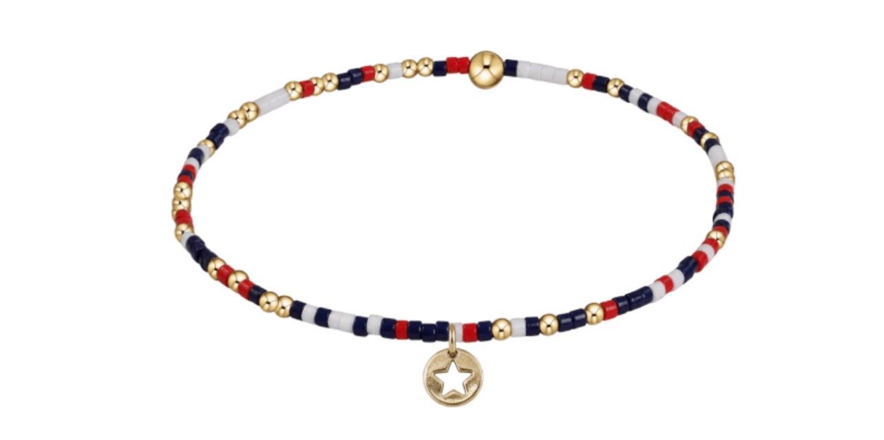 Enewton EGIRL Hope Unwritten Bracelet Firecracker Star Small Gold Disc