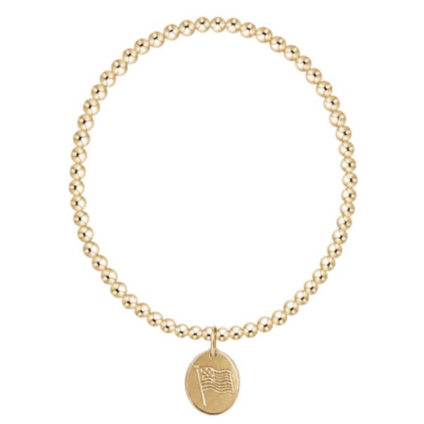 Enewton EXTENDS Classic Gold 3mm Bracelet Inspire America Gold Disc