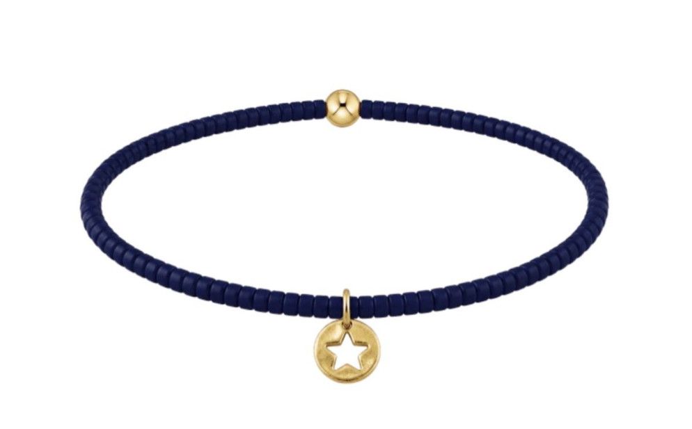 Enewton  Hope Classic Bracelet Navy Star Small Gold Disc