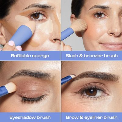 Multi-Tasker 4-in1 Makeup Brushes