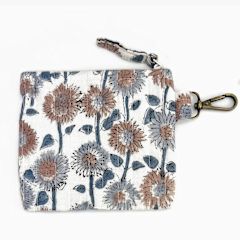 Block Print Quilted Pouch