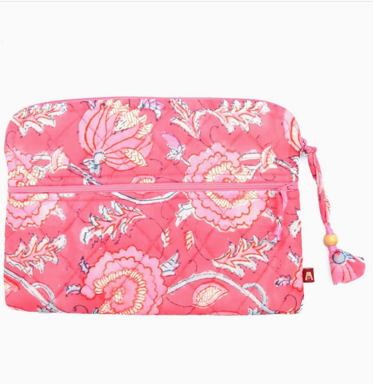Quilted Tablet Sleeve | Peony Bloom