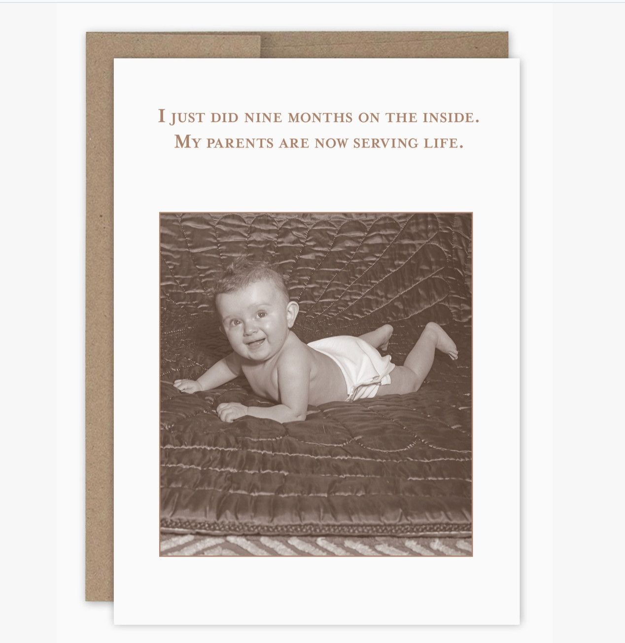 Nine Months Baby Card