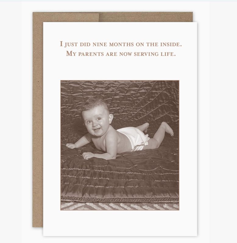 Nine Months Baby Card