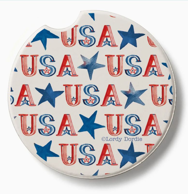 USA Repeat Car Coaster