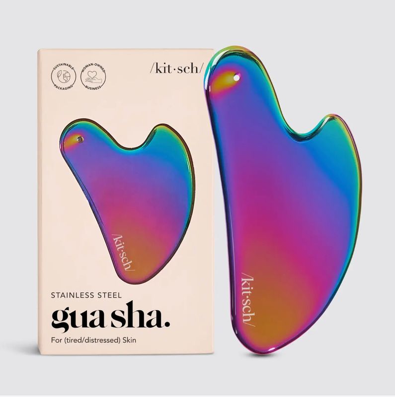 Iridescent Stainless Steel Gua Sha