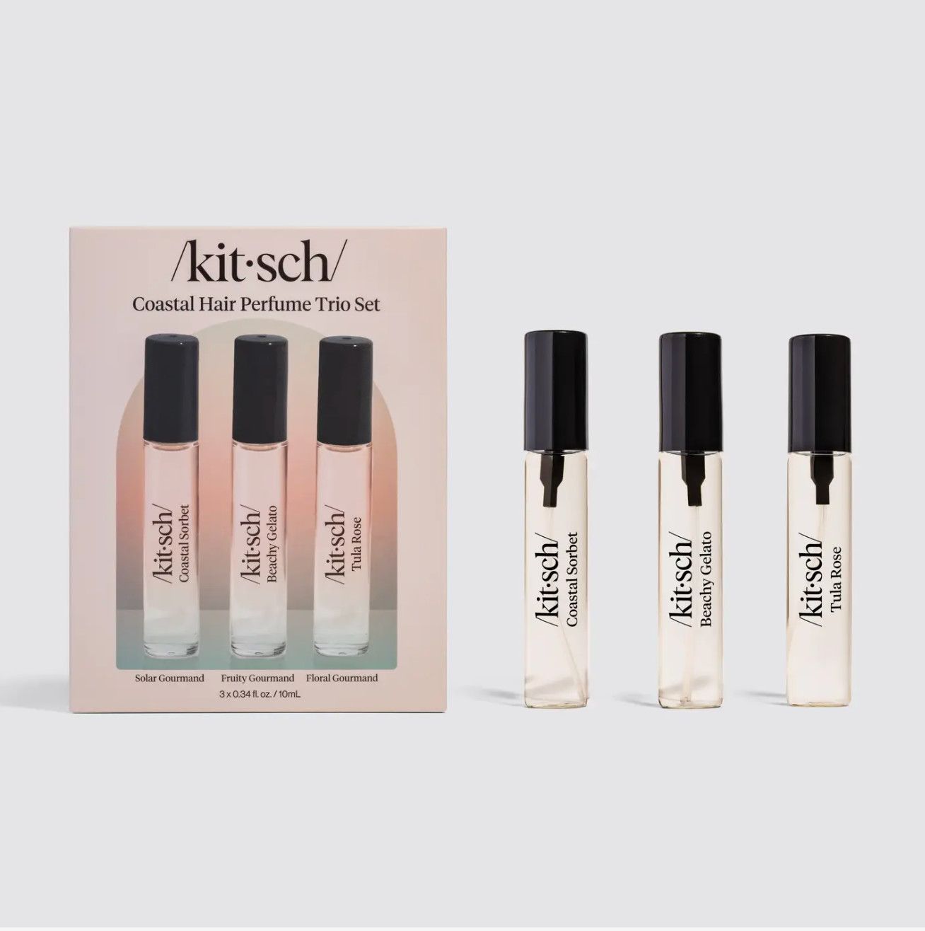 Hair Perfume Trio Set: Tula Rose, Beachy Gelato, Coastal