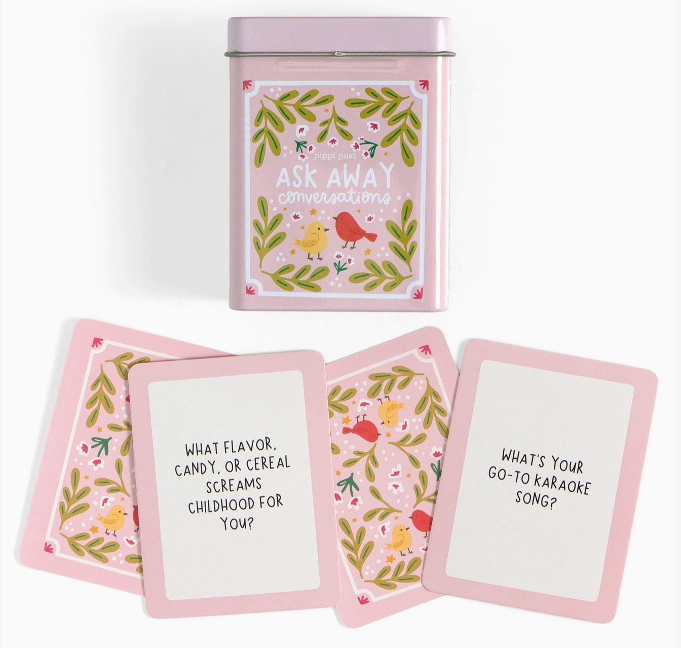 Ask Away Conversation Cards in Tin
